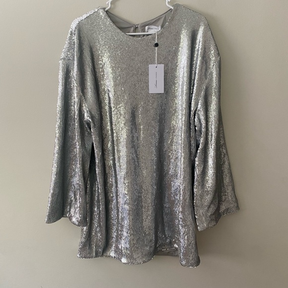 NWT Lovers and Friends Revolve Leslie Sequin Mini Dress Size Large - Picture 8 of 8